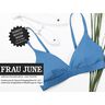 FRAU JUNE – horní díl bikin bez zapínání nebo top na jógu, Studio Schnittreif  | XS -  XXL,  thumbnail number 1