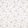 GOTS Mušelín / dvojitá mačkaná tkanina Roztomilé kytičky  | Poppy Fabrics – slonová kost/oranžová,  thumbnail number 1