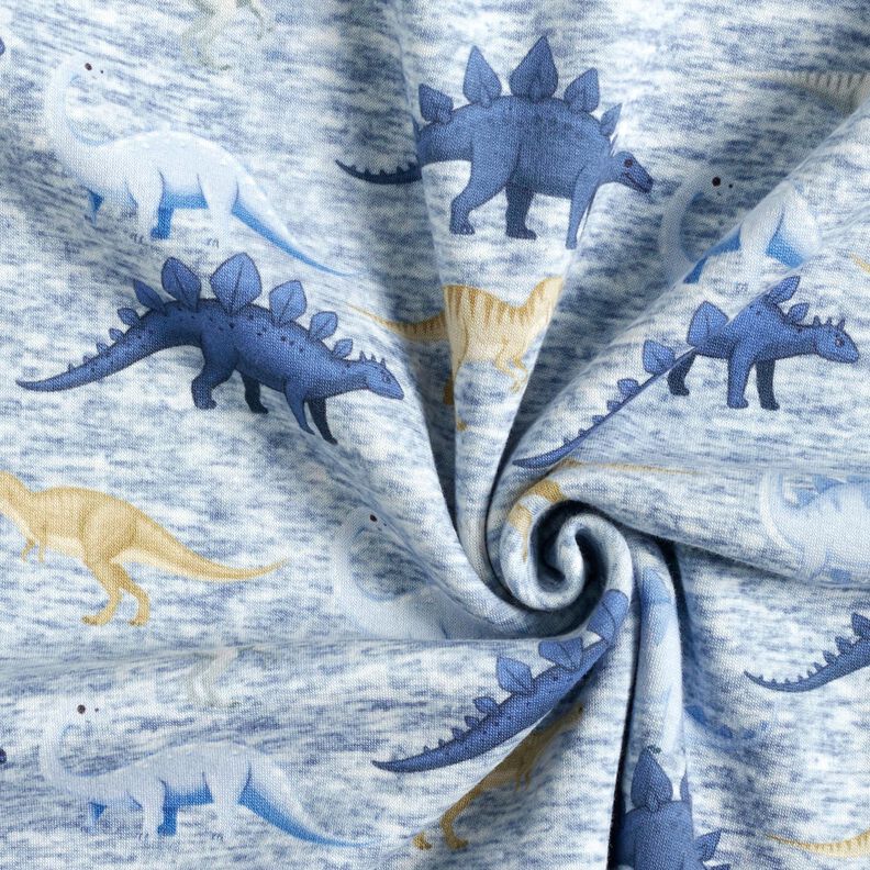 Alpenfleece Dinosauři – přírodni/džínově modrá,  image number 3