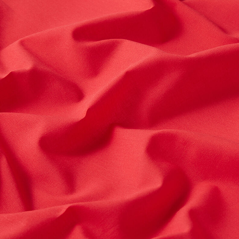 Bavlněný batist jednobarevný – červená,  image number 2