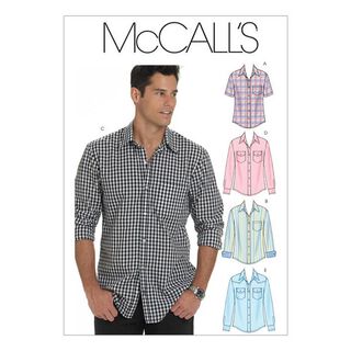 Pánská košile, McCalls 6044 | 34 - 44 | 46 - 56, 