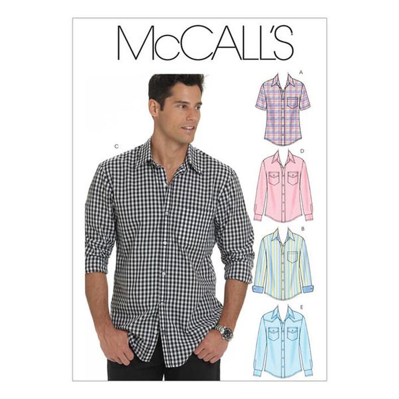 Pánská košile, McCalls 6044 | 34 - 44 | 46 - 56,  image number 1