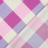 Bavlněný satén Large Gingham | Nerida Hansen – pastelově fialová/vlněná bílá,  thumbnail number 4