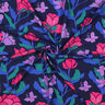 LENZING™ ECOVERO™ viskózová tkanina Amira Floral | Nerida Hansen – noční modrá/výrazná jasně růžová,  thumbnail number 3