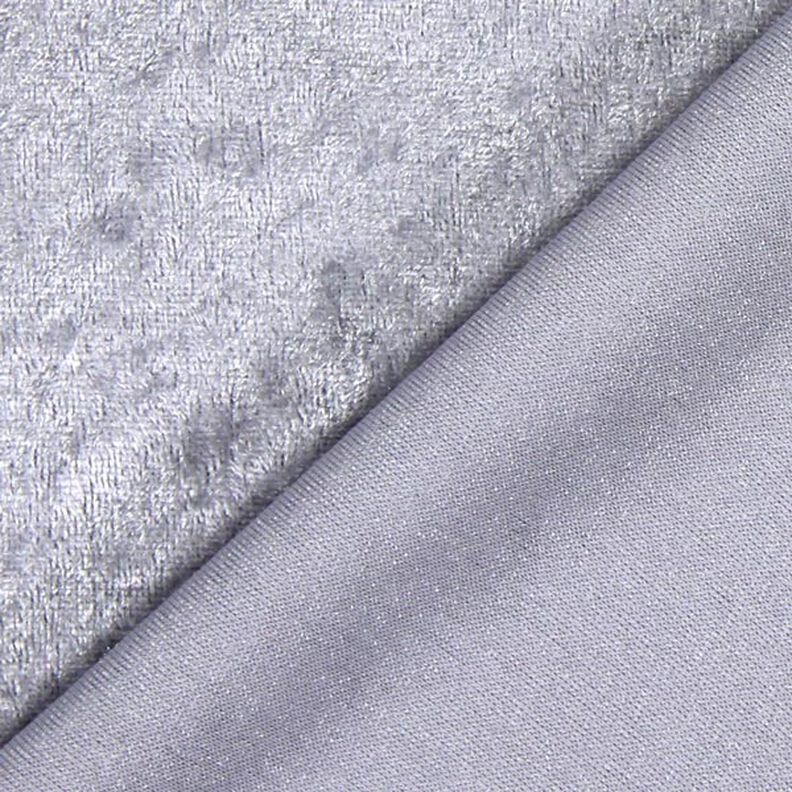 Panné samet – stříbrná,  image number 3
