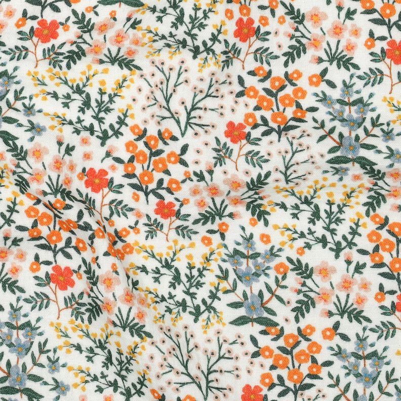 Mušelín / dvojitá mačkaná tkanina Květinová louka digitální potisk | Poppy Fabrics – vlněná, image number 2
