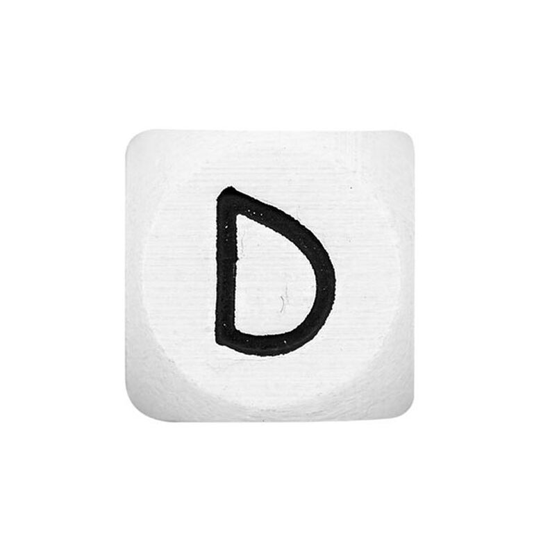 Dřevěná písmena D – bílá | Rico Design,  image number 1