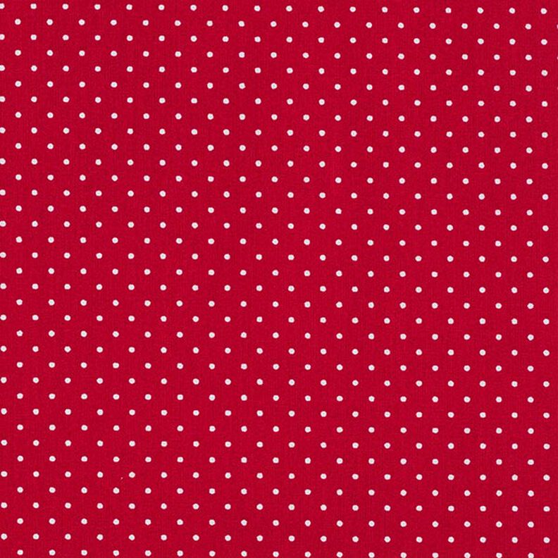 Povrstvená bavlna Malé puntíky – červená,  image number 1