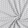 Bavlněný žerzej Abstraktní květinový vzor – vlněná bílá/šedá,  thumbnail number 3