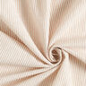 Směs lnu a bavlny proužek úzký – béžová/vlněná bílá,  thumbnail number 3