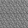 Bavlněný kreton drobný vzor paisley – tmavě šedá,  thumbnail number 1
