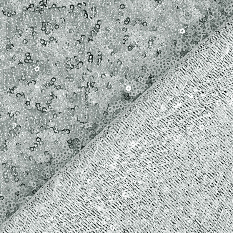 Tkanina Uni s mikro flitry – stříbrná,  image number 5