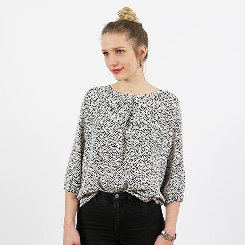 FRAU SUKI – halenka přes hlavu, s protizáhybem, Studio Schnittreif | XS - XXL,  image number 2