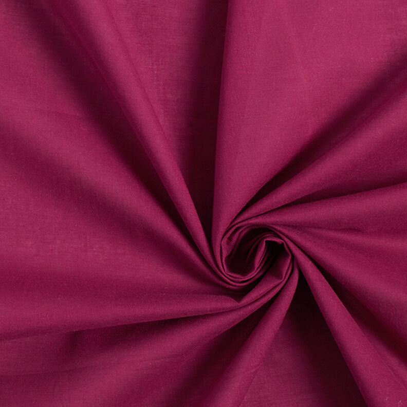 Bavlněný batist jednobarevný – bordó,  image number 1