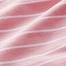 Viskózový streč s třpytivými pruhy – růžová/bílá,  thumbnail number 2
