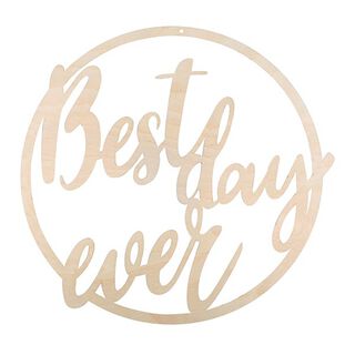 Věnec Best day ever | Rayher – přírodni, 