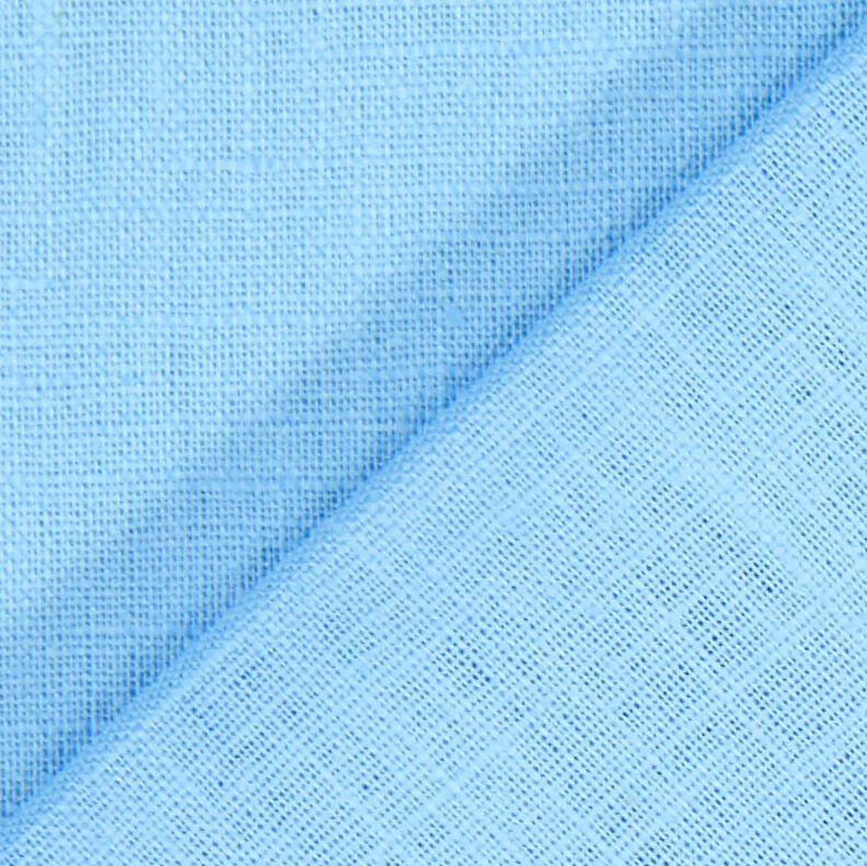 Lněná látka Ramie mix medium – světle modra, image number 4