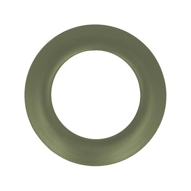 Záclonový kroužek se zacvakávacími očky, matný [Ø 40mm] – zelená,  image number 1