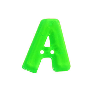 Písmenkový knoflík Neon – A, 