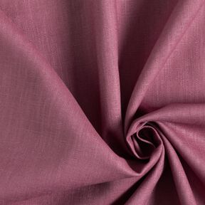 Lněná látka Ramie mix medium – tmavě starorůžová, 