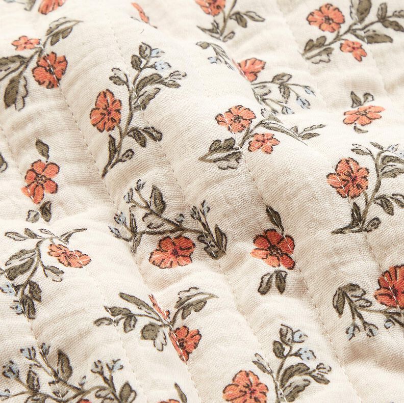 Mu&scaron;el&iacute;n Pro&scaron;&iacute;van&aacute; l&aacute;tka Romantick&eacute; květiny &ndash; vlněn&aacute; b&iacute;l&aacute;/světl&yacute; odst&iacute;n bobulov&eacute;ho ovoce,  image number 3