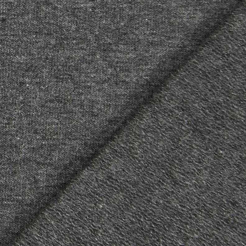 Lehké francouzské froté melírované – antracitová,  image number 3