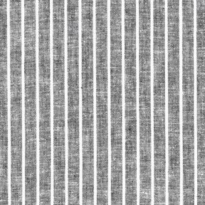 Směs lnu a bavlny &Scaron;irok&eacute; pruhy &ndash; čern&aacute;/b&iacute;l&aacute;, 