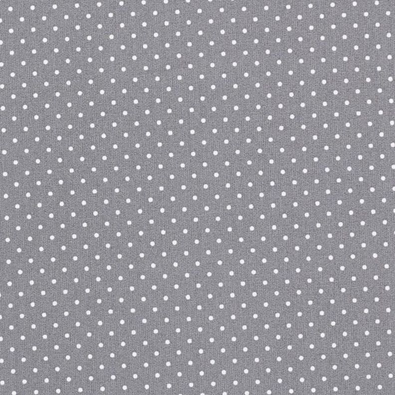 Povrstvená bavlna Malé puntíky – šedá,  image number 1