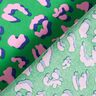 Povrstvená bavlna Abstraktní Leopardí vzor | Poppy Fabrics – zelená/růžová,  thumbnail number 4