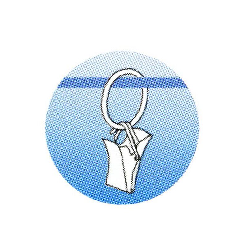 Kroužky se svorkami, 10 kusů – stříbrná kovový | Prym,  image number 3
