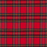 Bavlněný flanel skotská kostka – červená,  thumbnail number 1