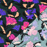 LENZING™ ECOVERO™ viskózová tkanina Amira Floral | Nerida Hansen – tmavě zelená/světle fialova,  thumbnail number 4
