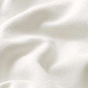 Lehká bavlněná teplákovina jednobarevná – vlněná bílá, 