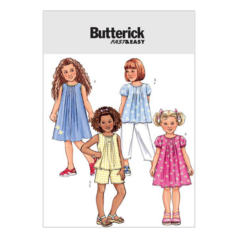 Dětské šaty, Butterick 4176|92 - 104,  image number 1