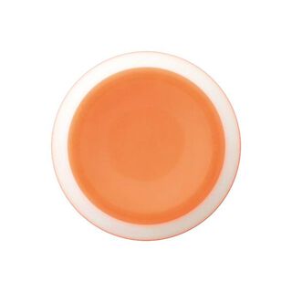 Polyesterový knoflík s očkem – oranžová, 