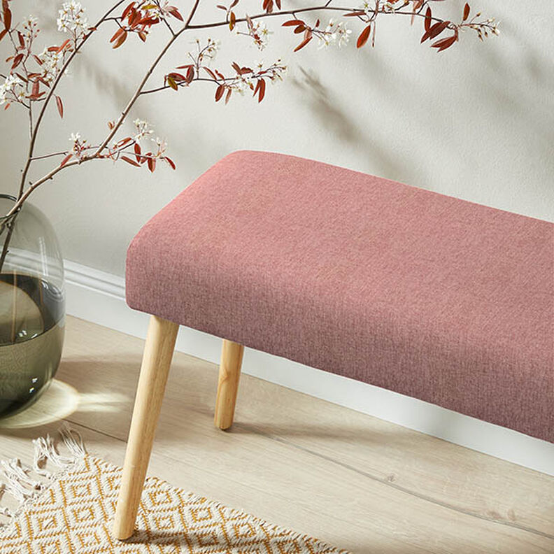 Čalounická látka melírovaná Uni – rose | Zbytek 60cm,  image number 6