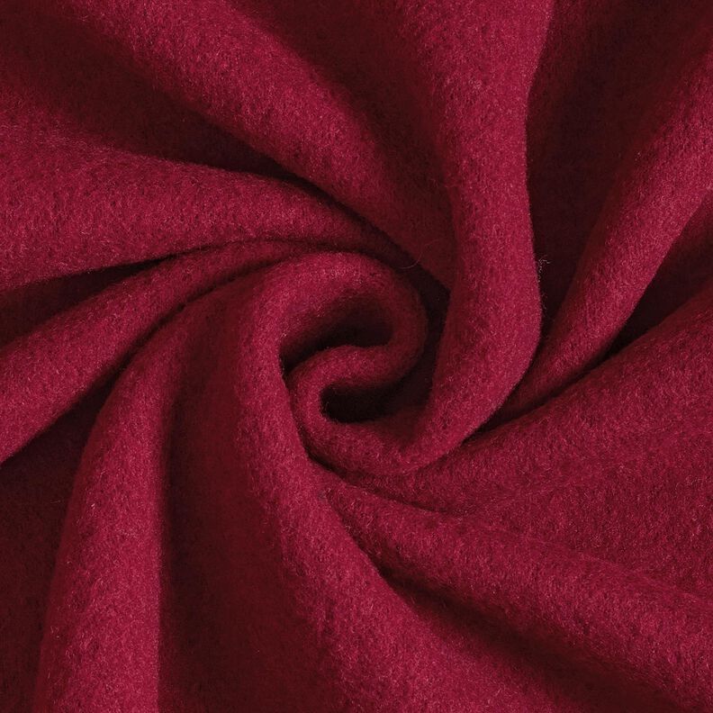 Vlněný fleece z čisté ovčí vlny Jednobarevné provedení – bordó, image number 1