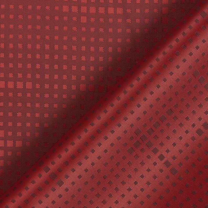 Podšívkovina Žakár Nepravidelné krabice – karmínově červená,  image number 4