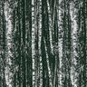 Dekorační látka Polopanama Březový les – černá/bílá,  thumbnail number 1