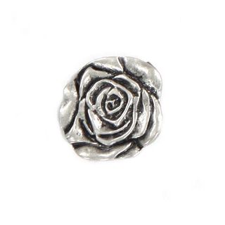 Kovový knoflík Rose, 