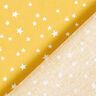 Bavlněný popelín Nepravidelné hvězdy – hořčicove žlutá,  thumbnail number 4