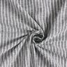 Směs lnu a bavlny &Scaron;irok&eacute; pruhy &ndash; čern&aacute;/b&iacute;l&aacute;,  thumbnail number 3