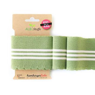 GOTS Bio náplety CUFF ME WAVE [140 cm | 7,5 cm] | Albstoffe | Hamburger Liebe, 