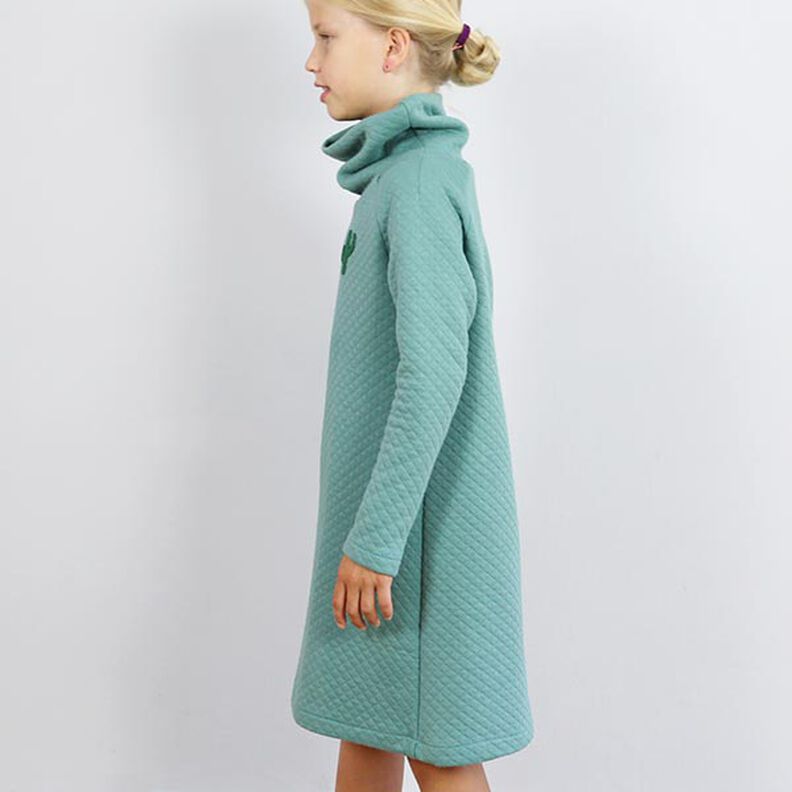 POLLY – pohodlné teplákové šaty s rolákem, Studio Schnittreif  | 98 - 152,  image number 4