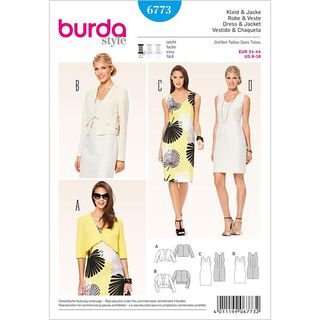Šaty / kabátek, Burda 6773, 