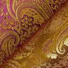 Oděvní žakár Metalický vzor paisley – světle fialova/zlatá,  thumbnail number 5