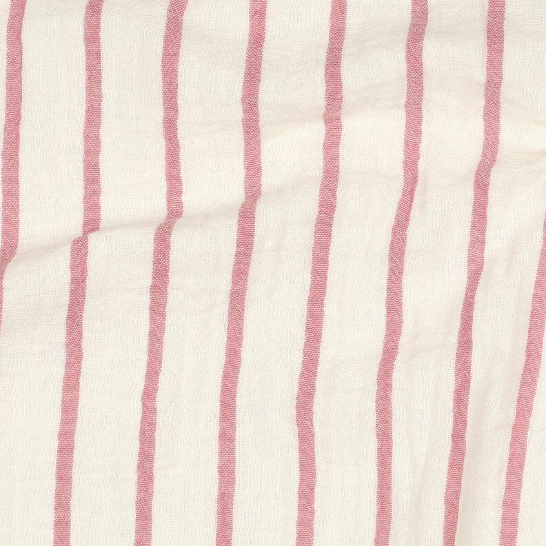 Mušelín / dvojitá mačkaná tkanina Barevné pruhy příze  | Poppy Fabrics – pastelově fialová/vlněná,  image number 2