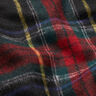 Kabátová látka s příměsí vlny skotská kostka – černá/červená,  thumbnail number 2