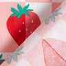 Povrstvená bavlna Jahody-kostky – rose/červená,  thumbnail number 5