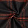Kabátovina ze směsi vlny tartan – terracotta/černá,  thumbnail number 4